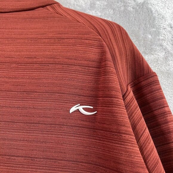 KJUS Golf Jacket Colton Midlayer Men's XL (54) Red Slim Fit $279 Preppy Full Zip - Picture 14 of 16